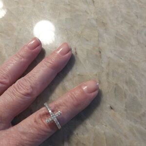 Silpada Reverence Ring | CZ | Sz 7